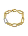 Rina Limor 14k Two-tone 0.97 Ct. Tw. Diamond Link Bracelet