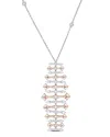Rina Limor 14k Two-tone 3.29 Ct. Tw. Diamond Drop Necklace