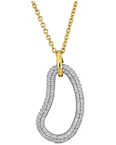 Rina Limor 14k Two-tone Pendant Necklace In Multi