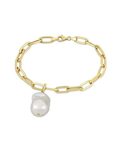 Rina Limor 18k Over Silver 13-13.5mm Pearl Bracelet