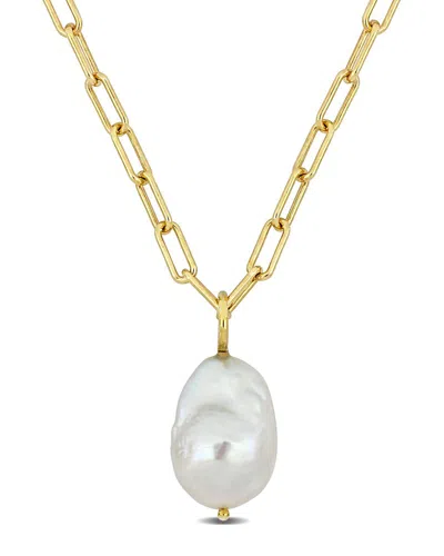 Rina Limor 18k Over Silver 13-13.5mm Pearl Necklace