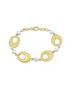 Rina Limor 18k Over Silver 6-7mm Pearl Bracelet