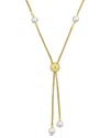 Rina Limor 18k Over Silver 6-7mm Pearl Tassel Necklace