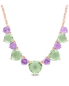 Rina Limor Bib 36.60 Ct. Tw. Green Quartz Bib Necklace