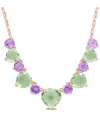 Rina Limor Bib 36.60 Ct. Tw. Green Quartz Bib Necklace