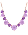 RINA LIMOR RINA LIMOR BIB 37.48 CT. TW. ROSE DE FRANCE BIB NECKLACE