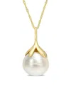 Rina Limor Contemporary Pearls 14k 10-11mm Pearl Pendant Necklace