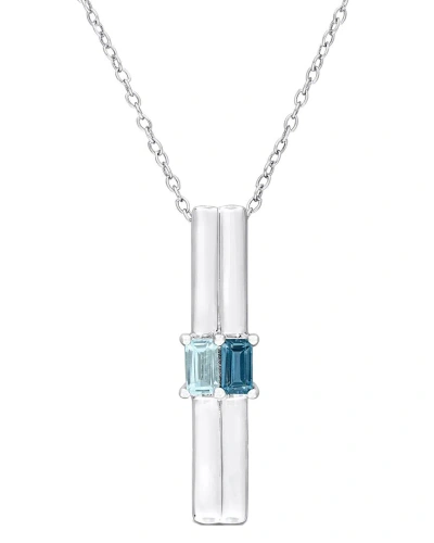 Rina Limor Drop 0.80 Ct. Tw. Sky Blue Topaz Drop Pendant In Metallic