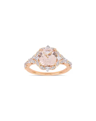 Rina Limor Fine Jewelry 14k Rose Gold 2.50 Ct. Tw. Diamond & Gemstone Ring