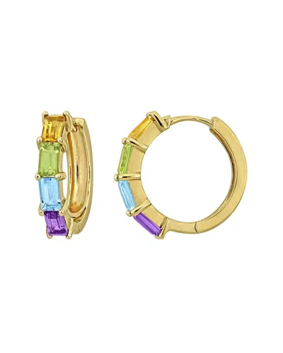 Rina Limor Gold Over Silver 2.47 Ct. Tw. Amethyst In Multi