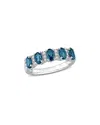 Rina Limor London Blue Topaz Collection 14k 1.66 Ct. Tw. Diamond & Topaz Ring