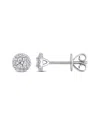 Rina Limor Platinum 0.34 Ct. Tw. Diamond Cluster Earrings