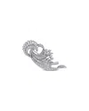 Rina Limor Platinum 4.80 Ct. Tw. Diamond Peacock Brooch
