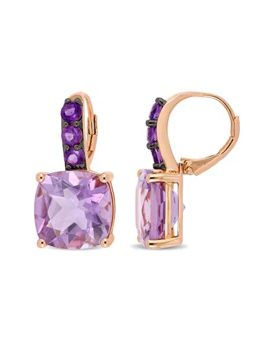 Rina Limor Rose Gold Vermeil 15.46 Ct. Tw. Gemstone Earrings