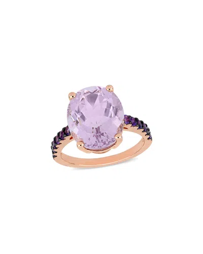 Rina Limor Rose Gold Vermeil 7.90 Ct. Tw. Gemstone Ring In Purple