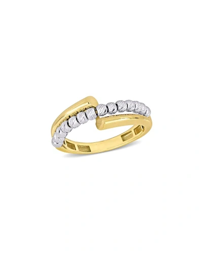 Rina Limor Semi-eternity Crossover Semi-eternity Crossover Ring In Gold