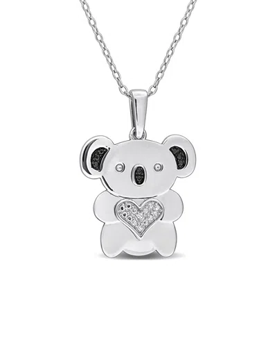 Rina Limor Silver 0.01 Ct. Tw. Diamond Pendant In Metallic