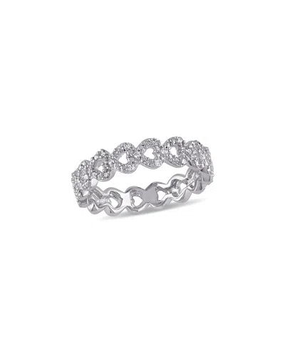 Rina Limor Silver 0.07 Ct. Tw. Diamond Ring