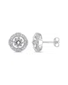 Rina Limor Silver 0.16 Ct. Tw. Diamond Earrings