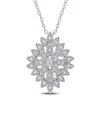 Rina Limor Silver 0.25 Ct. Tw. Pendant Necklace