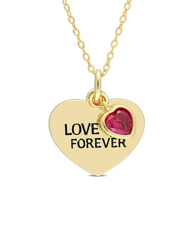 RINA LIMOR RINA LIMOR SILVER 0.59 CT. TW. RUBY NECKLACE