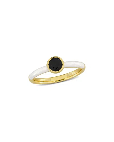 Rina Limor Silver 0.62 Ct. Tw. Black Spinel Ring