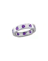 Rina Limor Silver 1.00 Ct. Tw. Amethyst Ring