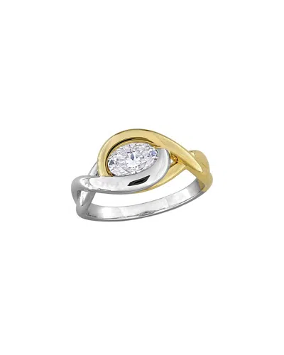 Rina Limor Silver 1.00 Ct. Tw. Created White Moissanite Solitaire Ring