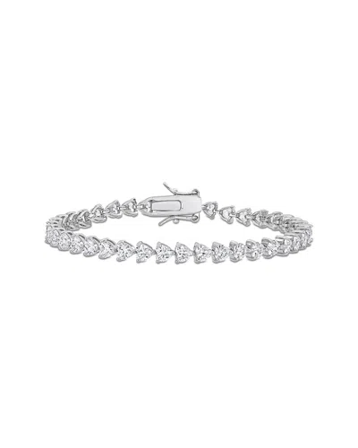 Rina Limor Silver 10.00 Ct. Tw. Sapphire Tennis Bracelet