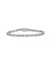 Rina Limor Silver 10.00 Ct. Tw. Topaz & Opal Bracelet