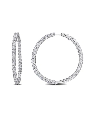 Rina Limor Silver 11.70 Ct. Tw. Lab-grown Sapphire Earrings