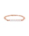 Rina Limor Silver 1.20 Ct. Tw. Opal Birthstone Link Bracelet