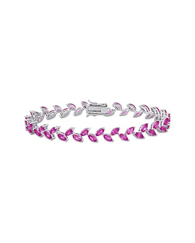 RINA LIMOR RINA LIMOR SILVER 12.00 CT. TW. LAB-GROWN SAPPHIRE BRACELET