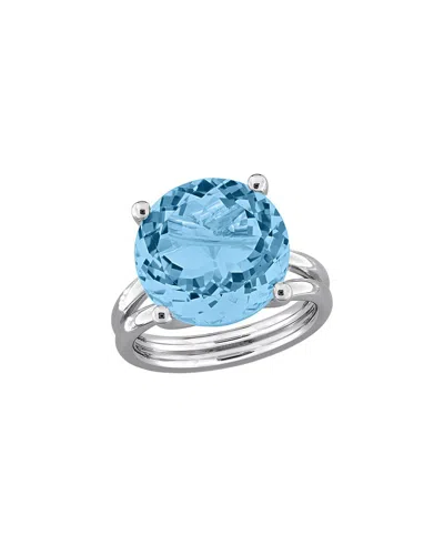 Rina Limor Silver 12.27 Ct. Tw. Topaz Ring In Metallic
