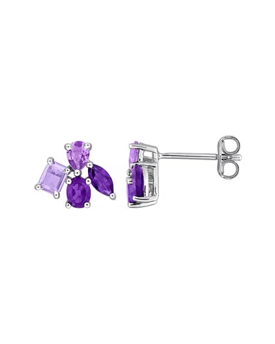 Rina Limor Silver 1.34 Ct. Tw. Amethyst Africa In Metallic