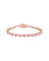 Rina Limor Silver 13.50 Ct. Tw. Lab-grown Sapphire Bracelet