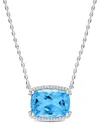 Rina Limor Silver 13.64 Ct. Tw. Gemstone Pendant