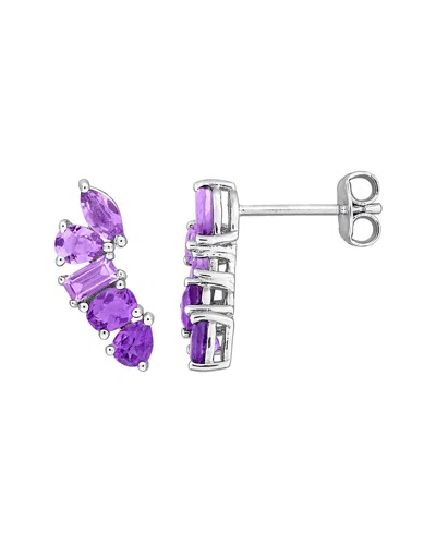 Rina Limor Silver 1.44 Ct. Tw. Amethyst Africa In Metallic