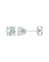 Rina Limor Silver 1.50 Ct. Tw. Aquamarine Earrings