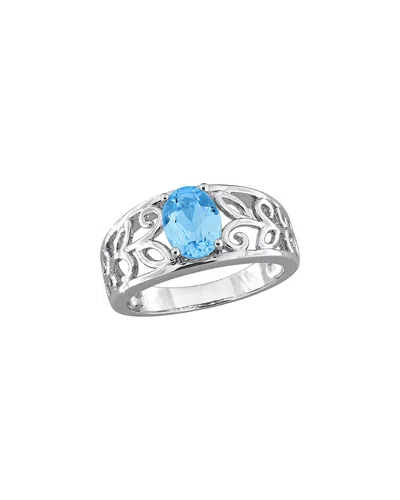 Rina Limor Silver 1.50 Ct. Tw. Blue Topaz - Sky Filigree Ring In Metallic