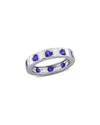Rina Limor Silver 1.50 Ct. Tw. Lab-grown Sapphire Ring