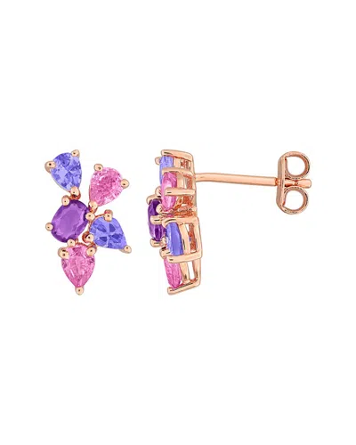 Rina Limor Silver 1.56 Ct. Tw. Amethyst In Gold