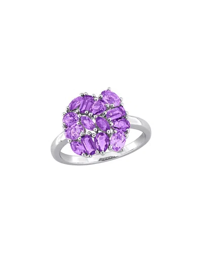 Rina Limor Silver 1.57 Ct. Tw. Amethyst Cocktail Ring In Metallic