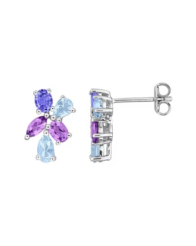 Rina Limor Silver 1.70 Ct. Tw. Tanzanite In Multi