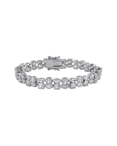 Rina Limor Silver 17.16 Ct. Tw. Lab-grown Sapphire Bracelet