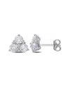 Rina Limor Silver 2.02 Ct. Tw. Lab-grown Sapphire Earrings