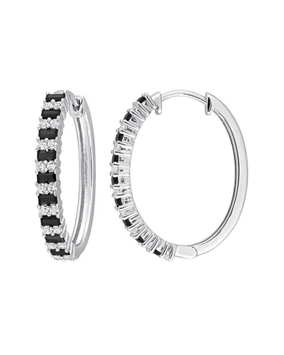 Rina Limor Silver 2.52 Ct. Tw. Lab-grown Black Spinel