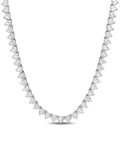 Rina Limor Silver 31.20 Ct. Tw. Lab-grown Sapphire Necklace In Metallic