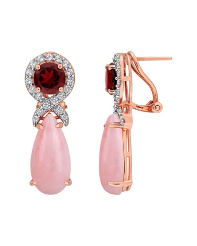 Rina Limor Silver 31.50 Ct. Tw. Pink Opal