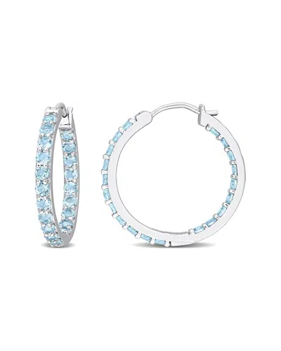 Rina Limor Silver 3.20 Ct. Tw. Blue Topaz - Sky Earrings